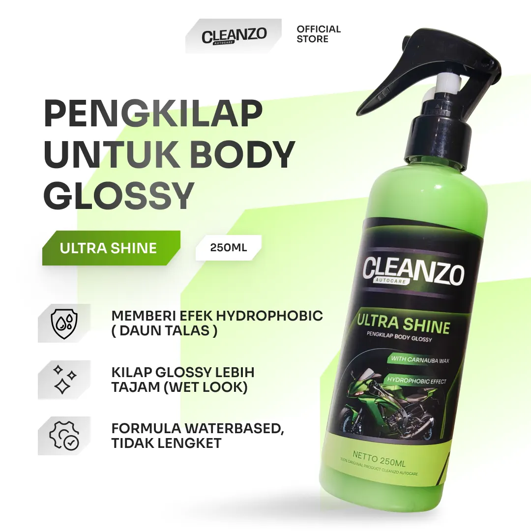 ultra shine pengkilap body glossy