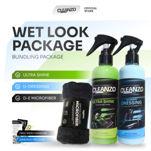 wet look package (ultra shine, ultimate dressing, & drying edgless microfiber)