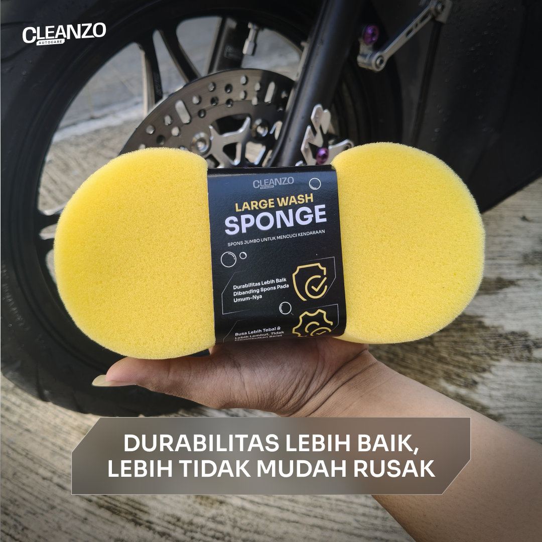 large sponge wash spons jumbo cuci motor