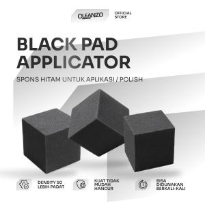black pad applicator pad aplikasi penghitam tire & trim