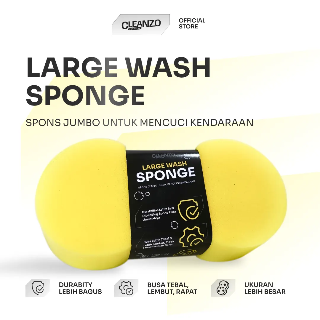 large sponge wash spons jumbo cuci motor