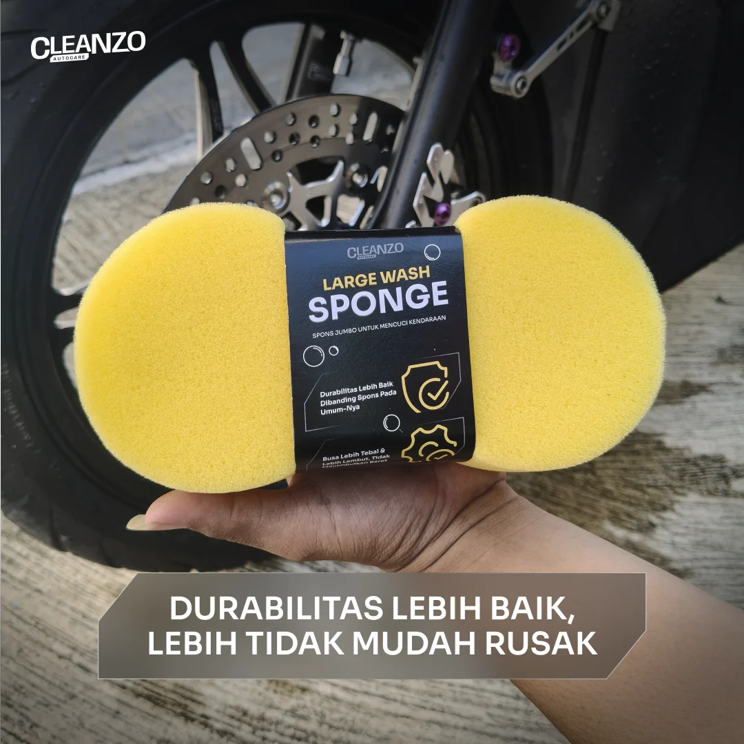 large sponge wash spons jumbo cuci motor